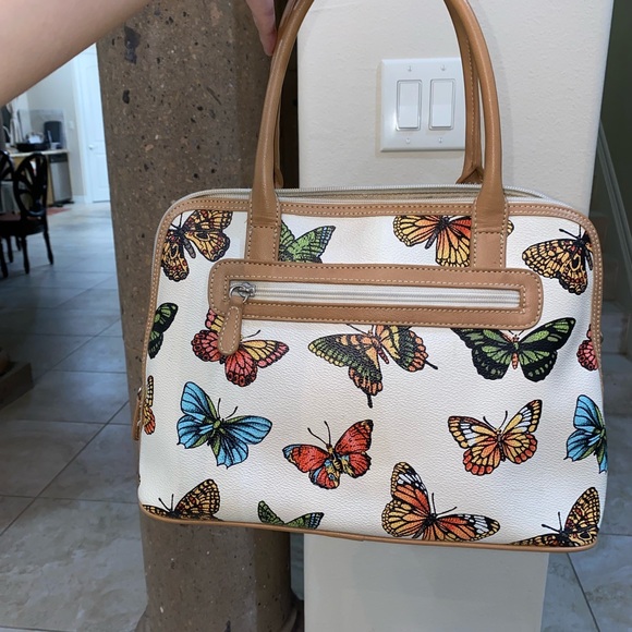 Women’s casual butterfly print purse - Picture 4 of 5
